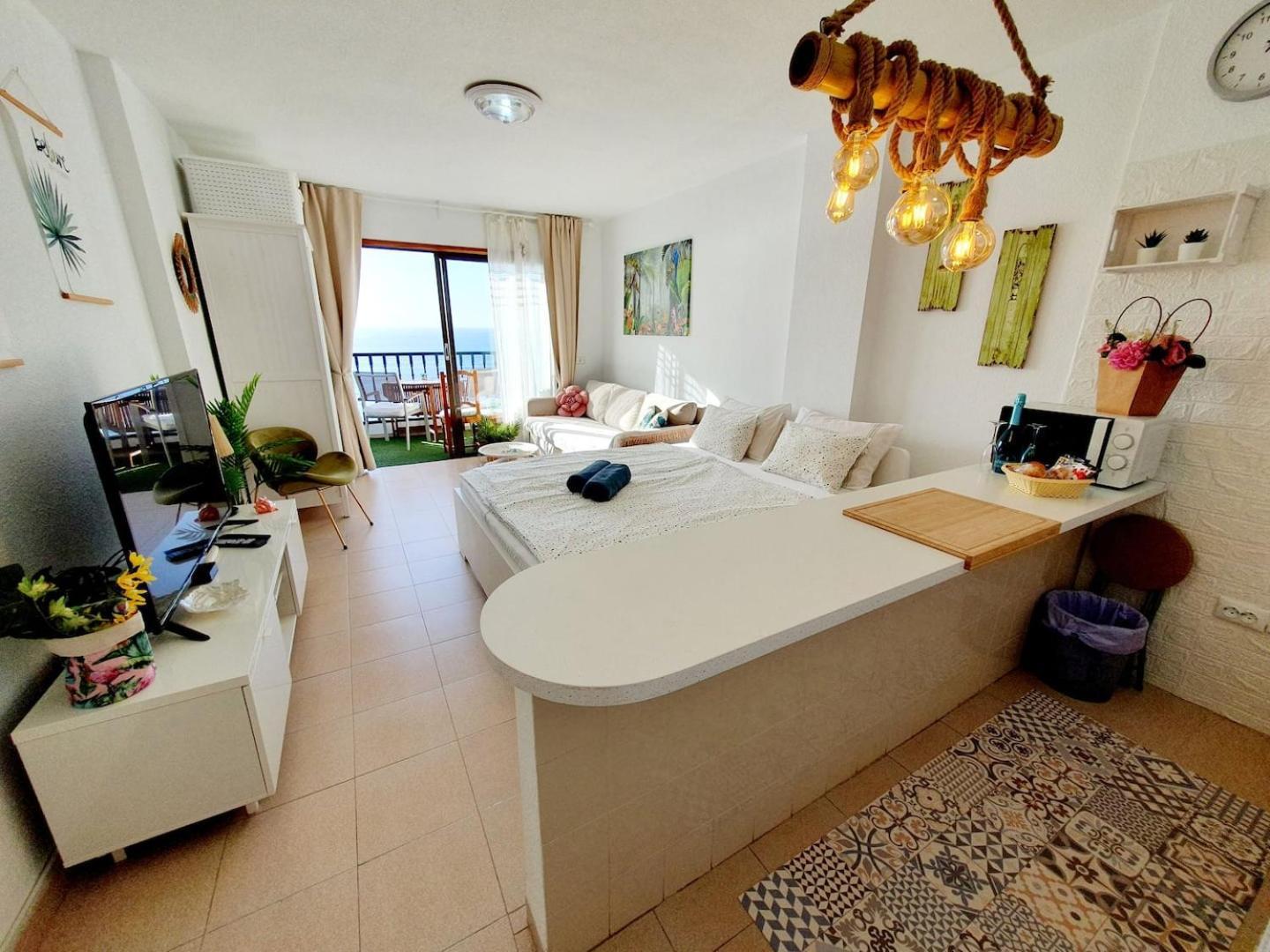 Ocean View Studio Apt By Dream Homes Tenerife Пуэрто-де-Сантьяго Экстерьер фото